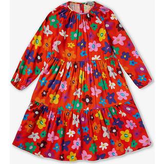 Stella McCartney Kids Floral jersey dress - multicoloured - Y 8