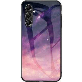 Samsung Galaxy S23 FE Plastik Bagside Cover m. Glasbagside - Lilla Himmel