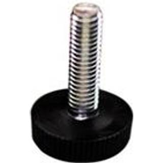 Stilleskrue 20mm m6x25mm blackkunststof