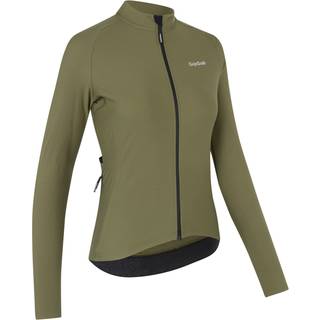 GripGrab PACR Thermal langærmet cykeltrøje Olive Green dame - Størrelse Small