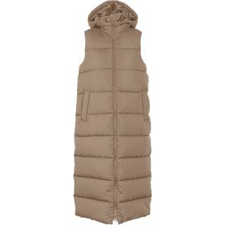 Elinora Lang Puffet Vest - Silver Mink - XS - PIECES