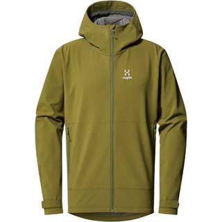 Haglöfs Men's Chilly Softshell Hood Olive Green, S