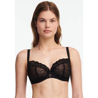 Chantelle - Full cup BH - FLEURS - Sort