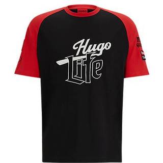 HUGO Herren T-Shirt schwarz