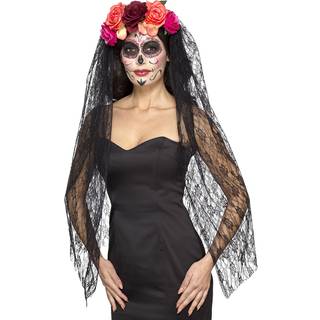 Day of the Dead Haarreif mit Rosen