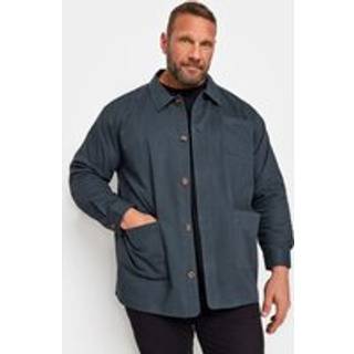 BadRhino Big & Tall vævet 100% bomuldsovershirtStor