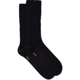 Aiayu strømper - Wool Rib black