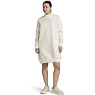 Mock Raglan Sweat Dress - Beige - Women