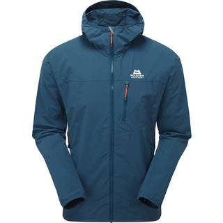 Mountain Equipment Echo Hooded Jacket Softshelljakke Herrer størrelse XL farve blå
