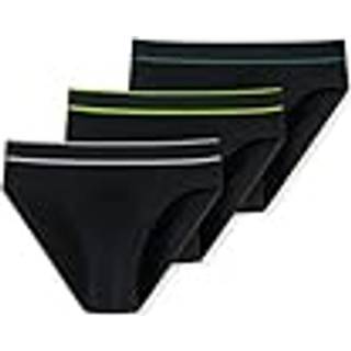 Schiesser 3-pak 95-5 Rio-Slip - Black/Green - Small * Kampagne *