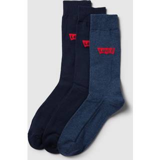 Levis 3-pak Base Regular Cut Sock - Darkblue - Str 39/42 * Kampagne *