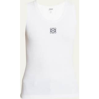 Loewe Anagram cotton-blend tank top - white - L