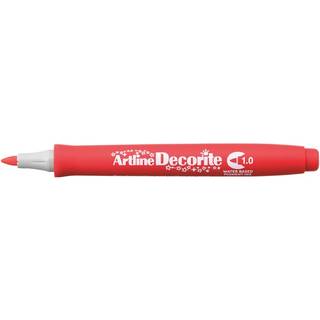 Artline Decorite Bullet 1.0mm red, Artline EDF-1 RED, 12stk