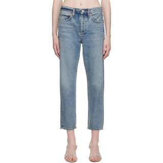 Agolde Parker mid-rise straight jeans - grey - S-M
