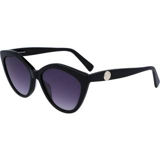 Longchamp LO730S 001 56 Solbriller Kvinder Black - Black - 56mm