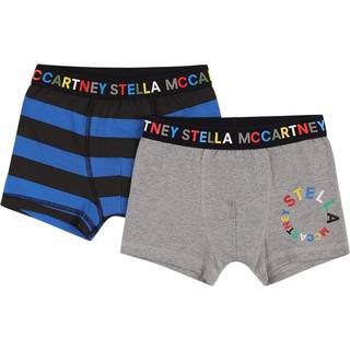 Stella McCartney Kids Set of two cotton jersey boxer briefs - multicoloured - Y 6