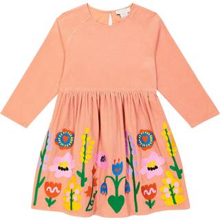 Stella McCartney Kids Embroidered cotton dress - pink - Y 6