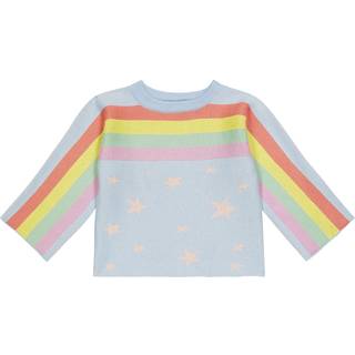 Stella McCartney Kids Printed cotton and wool sweatshirt - multicoloured - Y 4