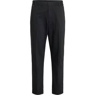 NN07 Billie Cotton Drawstring Trousers Black