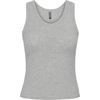 Pieces - Pcanibi Sl Bra Top - 4513760 Light Grey Melange
