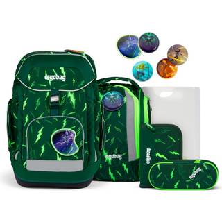 Schulrucksack Maxi Set 6tlg. Bärtastisch Grün