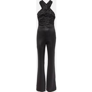 Rotate Off-shoulder jersey jumpsuit - black - XS