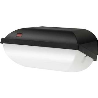 Philips LED Sikkerhed Coreline BWC110 Sort 9W 900lm - 830 Varm Hvid | 242x110mm - IP54 - Lyssensor