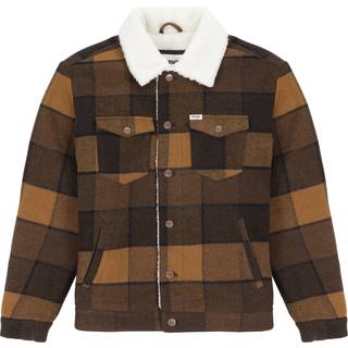 Trucker Jakke, Yellow Check, XXL