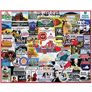 White Mountain - I Love Virginia Puzzle 1000 Piece Jigsaw Puzzle