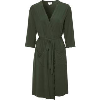 Damella Viscose Plain Wave Robe CL1 - Olive - Medium