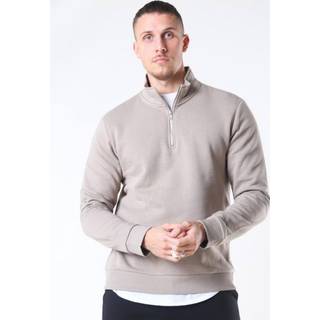 ONLY & SONS Ceres Half Zip Sweat Chinchilla