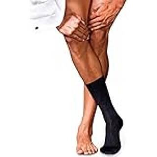 Falke Herren Socke blau Seide unifarben