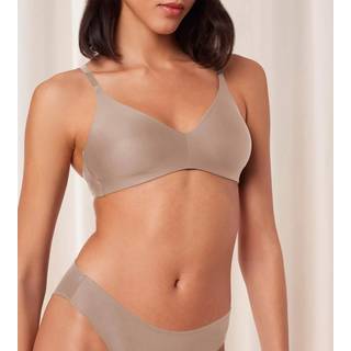 Triumph Pure Micro N BH uden bøjle, brun, Størrelse: 80A, Dame