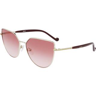 Liu Jo Kvinde LJ143S 710 Solbriller Metal Guld Rød Cat Eye Skygge