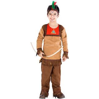 Indianeren Ørneøje børnekostume - 116 (5-7y)