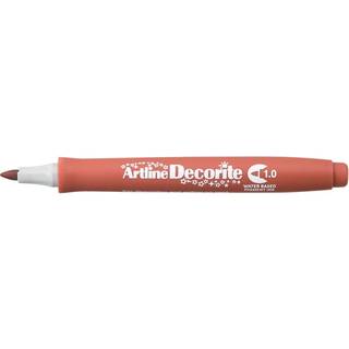 Artline Decorite Bullet 1.0mm brown, Artline EDF-1 BROWN, 12stk