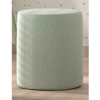 Sengebord/puf Moon – olivengrøn bouclé