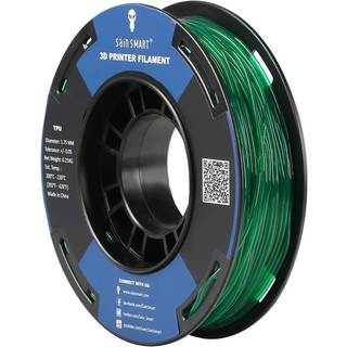 SainSmart TPU Filament 1,75 M?rkegr?n Fleksibel TPU 3D Printing Filament 1,75 mm 250 g Gennemskinnelig farve Dimensionsn?jagtighed +/- 0,05 mm