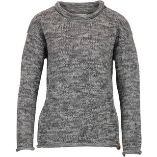 Albmerino Women's Oversize Pulli Mouline Uldjakke Damer størrelse 44/46 farve grå
