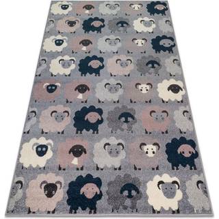 Tæppe HEOS 78468 grå / blå SKAL 120x170 cm