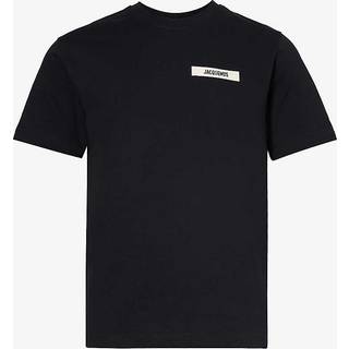 Jacquemus Le T-shirt Gros Grain cotton T-shirt - black - EU 46