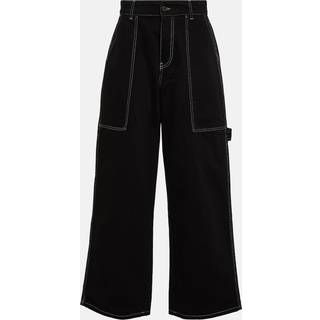 Stella McCartney High-rise wide-leg jeans - black - 25