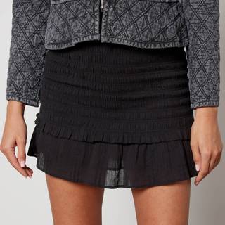Marant Etoile Dorela ruched miniskirt - black - XXS