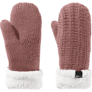 Jack Wolfskin Women's Highloft Knit Mitten Afterglow, S