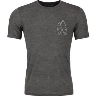 Ortovox 120 Cool Tec Mountain Duo T-Shirt Merino-shirt Herrer størrelse XXL farve black