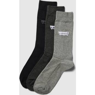 Levis 3-pak Base Regular Cut Sock - Grey/Black - Str 43/46 * Kampagne *