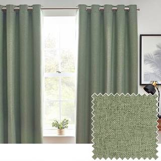Furn furn. Eucalyptus Dawn 100% Blackout Thermal Eyelet Curtains
