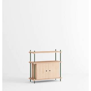 Moebe Reolsystem s.85.1.B - Oak/Pine-Green