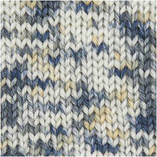 Baby Merino Print - Marine-Vanille