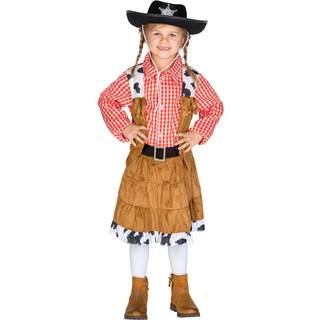 Cowgirl Texas kostume - 116 (5-7y)